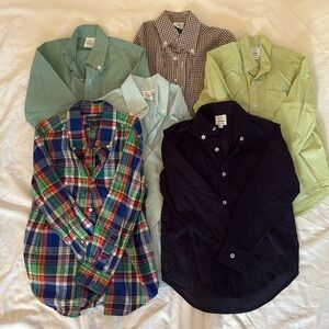 5 Kate & Libby & 1 Ralph Lauren Button Down Shirts - 6 shirts